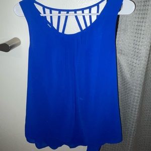 Blue blouse/tank